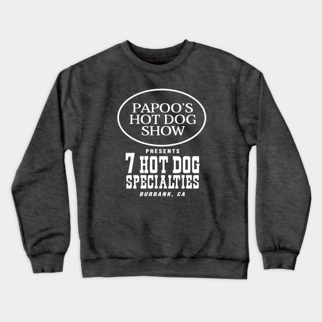 Papoo's Hot Dog Show Crewneck Sweatshirt by Friend Gate